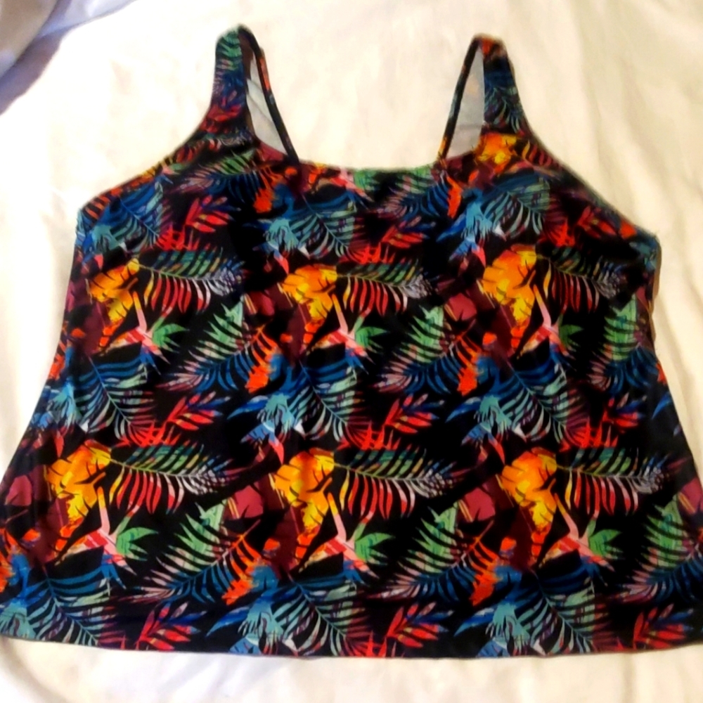 SIMPLY FIT Tankini Smimsuit top. 3X